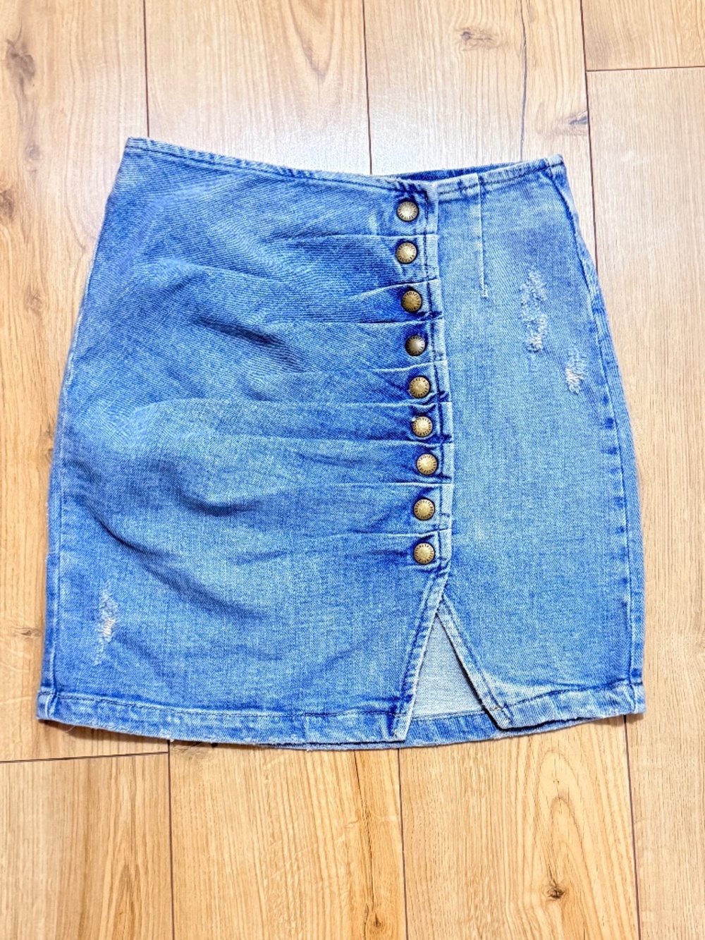 Retrofete ‘Willa’ jean skirt